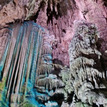 Kitschy colors in the cave